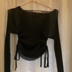 Creatures of Comfort Slinky Knit Long-sleeve Top